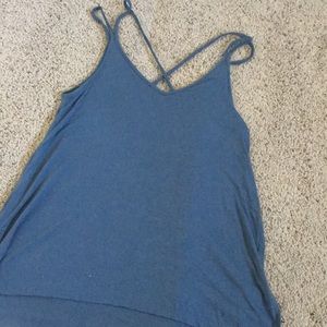 Blue soft and sexy tank